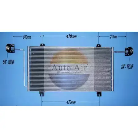 Радиатор кондиционера AUTO AIR GLOUCESTER 8RI VC 1231660199 1SNLHSU 16-1269 изображение 0