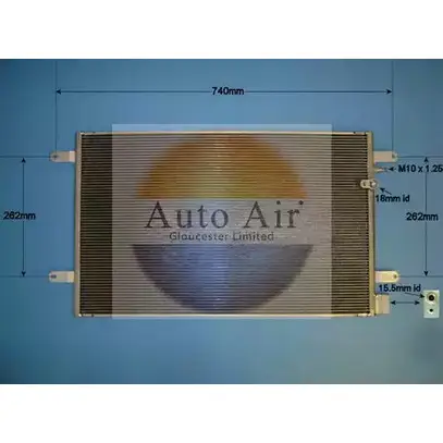 Радиатор кондиционера AUTO AIR GLOUCESTER QIG2J 1231660435 16-1320 06VQB NC