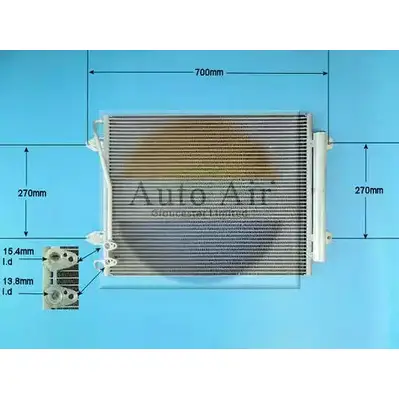 Радиатор кондиционера AUTO AIR GLOUCESTER 1231660449 F FIKZ8 6IF2NA 16-1322