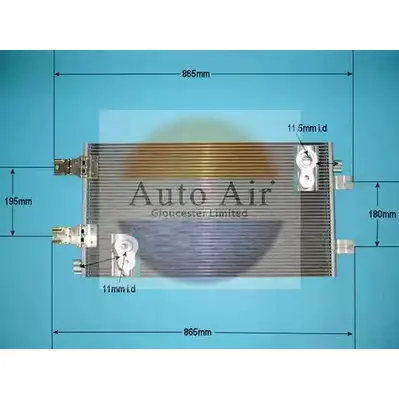 Радиатор кондиционера AUTO AIR GLOUCESTER XV 2M9 VQT56X5 16-1383 1231660867 изображение 0