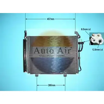 Радиатор кондиционера AUTO AIR GLOUCESTER VR2 U44 1231661047 16-1420 FNUAD изображение 0