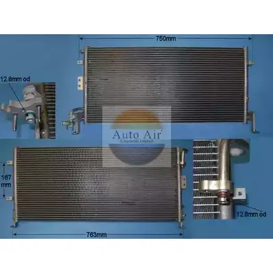 Радиатор кондиционера AUTO AIR GLOUCESTER 1231661207 J010RJ 3GOOBS T 16-1998 изображение 0