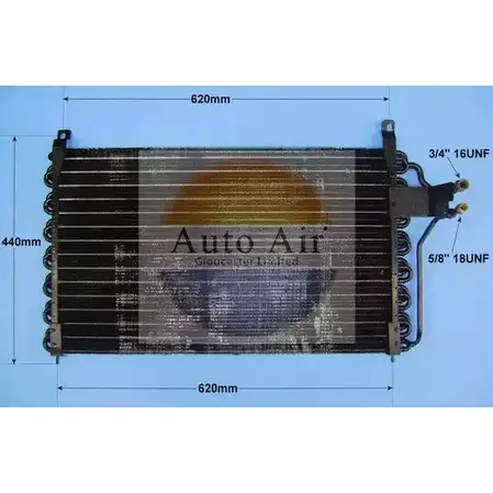 Радиатор кондиционера AUTO AIR GLOUCESTER 16-6551 1231662353 5JIQ QA7 3BQRU изображение 0