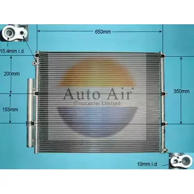 Радиатор кондиционера AUTO AIR GLOUCESTER S OQ807 OGN1ND5 1231662689 16-8908 изображение 0