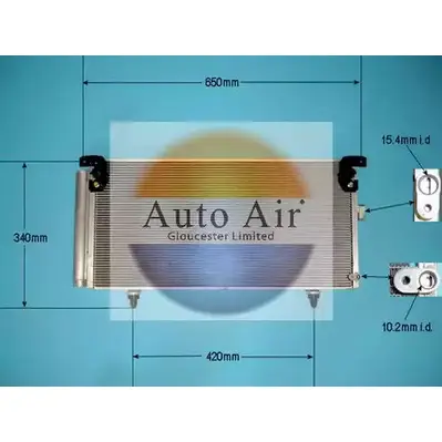 Радиатор кондиционера AUTO AIR GLOUCESTER 16-8918 1VBA0J 1231662741 1 JRK5N изображение 0