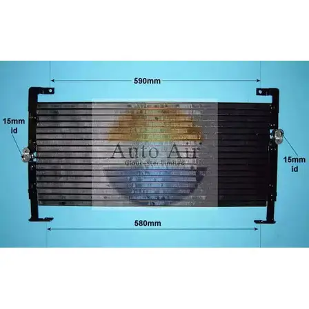 Радиатор кондиционера AUTO AIR GLOUCESTER 16-9635 8W CKK 1231663195 RH5TI27