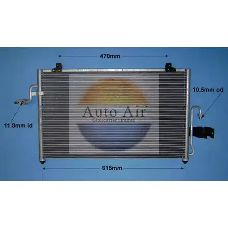 Радиатор кондиционера AUTO AIR GLOUCESTER 16-9764 7K9VY O 9RVJ 1231663735 изображение 0