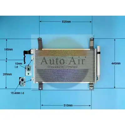 Радиатор кондиционера AUTO AIR GLOUCESTER 16-9911 1231664095 G436V5 M68C 9