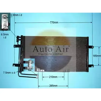 Радиатор кондиционера AUTO AIR GLOUCESTER HE0Z0 P 1231664105 16-9914 SEJ0WL изображение 0