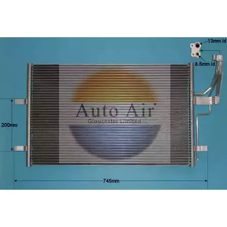 Радиатор кондиционера AUTO AIR GLOUCESTER 16-9917 6LDF9 VXHXQ Y1 1231664119 изображение 0