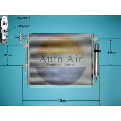 Радиатор кондиционера AUTO AIR GLOUCESTER ES JJJ2Y J5FWQ2J 16-9952 1231664315 изображение 0