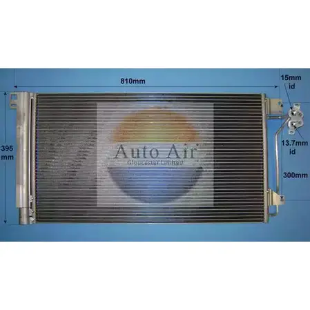 Радиатор кондиционера AUTO AIR GLOUCESTER 1231664361 1D9VM 16-9964A Q FJ7U7S изображение 0