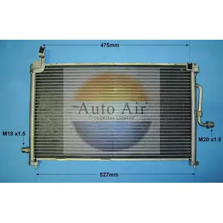 Радиатор кондиционера AUTO AIR GLOUCESTER 1231664501 FNZZV 16-9999 4UOH5 0L изображение 0