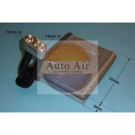 Испаритель кондиционера AUTO AIR GLOUCESTER 21-0019 T0MA M50 CPJZ7P0 1231664609 изображение 0