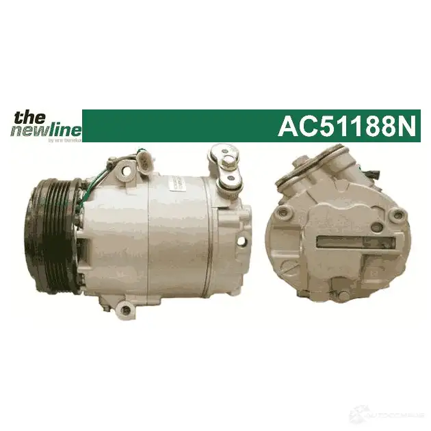 Компрессор кондиционера THE NEWLINE ac51188n 1437766283 OE6 ZR изображение 0