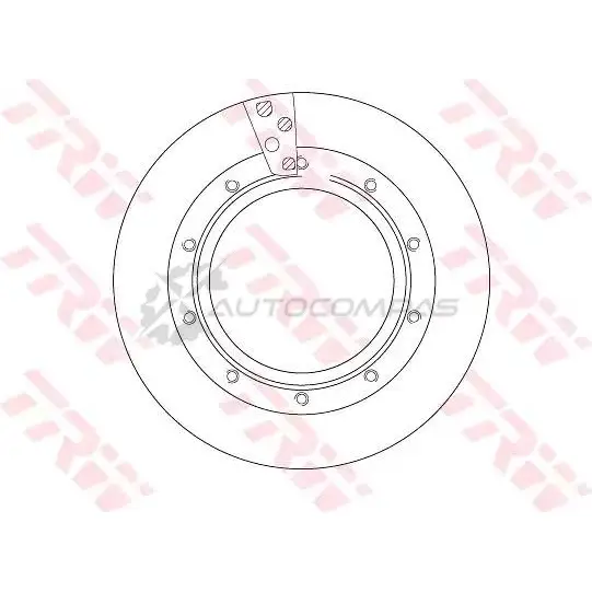 Тормозной диск TRW df5038s 3322938214845 1216874791 Z9AHAV 5 - Изображение 1