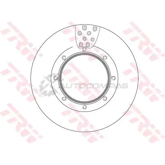 Тормозной диск TRW 1216874743 df5031s 3322938214777 3 0VNW изображение 0