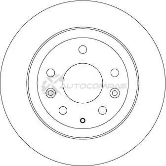 Тормозной диск TRW 170P 3P 1437236571 df6807 изображение 0