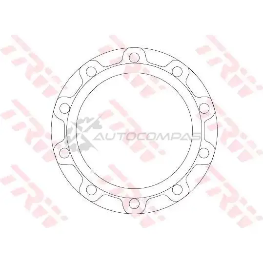 Тормозной диск TRW S VCZ4K df5028s 3322938214746 1216874735 - Изображение 1