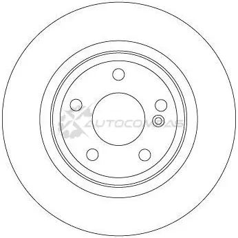 Тормозной диск TRW 3322938395464 1424956811 GG K4ZHR df6886 изображение 1