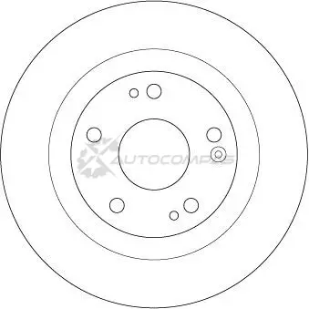 Тормозной диск TRW 5QC1 EWX df6705 1437236578
