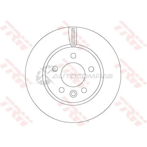 Тормозной диск TRW 3322938418359 DNVWO RY 1424956796 df6589s изображение 0