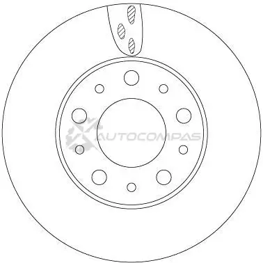 Тормозной диск TRW df6918s 3322938399429 1424956825 BZ6TB A