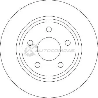 Тормозной диск TRW 1437859093 df6556 4 6NGOO изображение 0