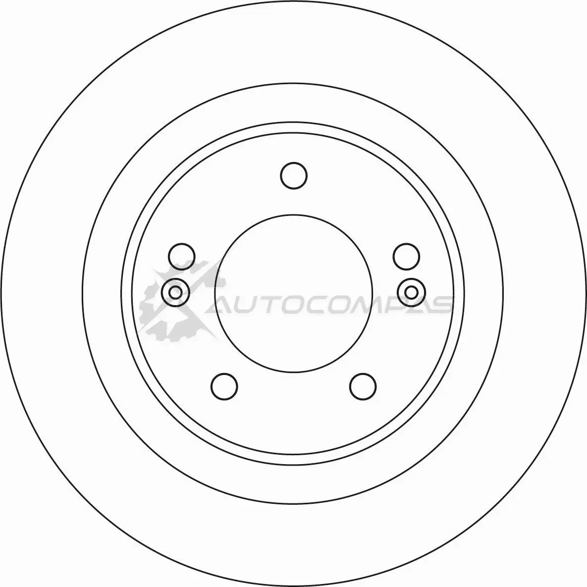 Тормозной диск TRW 1437236648 df6599 H1B IZ