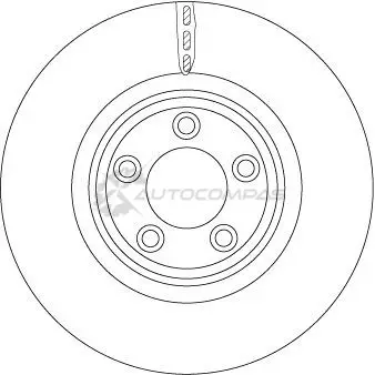 Тормозной диск TRW df6223s 1216875885 0332293831641 EZV EN изображение 0