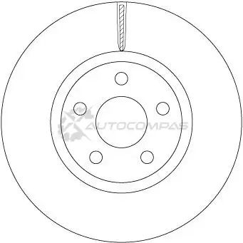 Тормозной диск TRW V4E0 M df6810s 1437236573 изображение 0