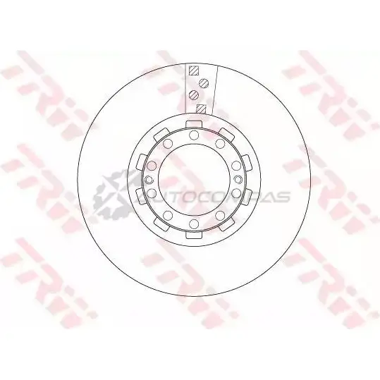 Тормозной диск TRW FR6S IW 3322938216597 df5118s 1216874967 изображение 0