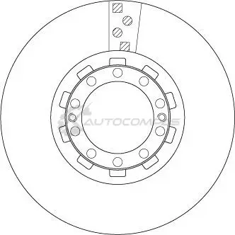 Тормозной диск TRW FR6S IW 3322938216597 df5118s 1216874967 изображение 2