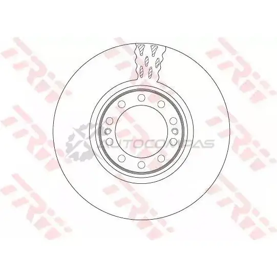 Тормозной диск TRW W46 TVH 3322938215651 df5087s 1216874917 - Изображение 1