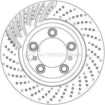 Тормозной диск TRW 3322938369446 TVJD S df6821s 1424956806 изображение 0