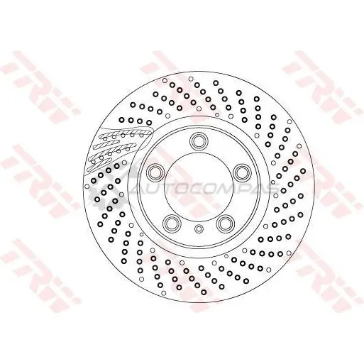 Тормозной диск TRW df6541s I8PR C 1437236587 изображение 0