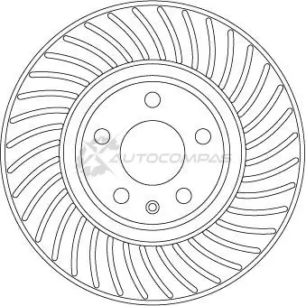 Тормозной диск TRW 1438356737 H 7QMK df6950s изображение 0