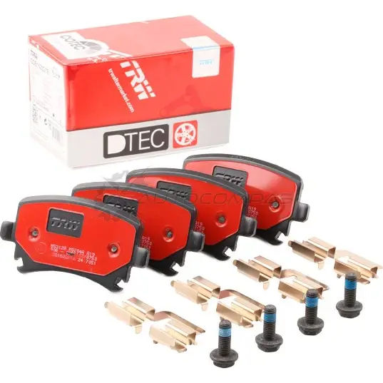 Тормозные колодки, комплект TRW 2 3914 2P55EZF 1528211 gdb1622dte изображение 1
