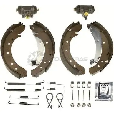 Барабанные тормозные колодки, комплект TRW 3322937269235 bk1221 1521491 0ZB CT