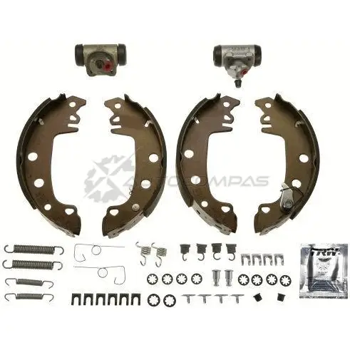 Барабанные тормозные колодки, комплект TRW U56IL T 1521655 3322936002208 bk1701