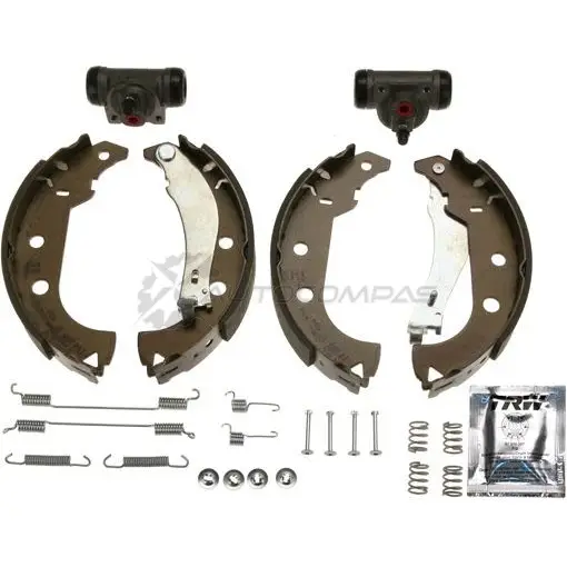 Барабанные тормозные колодки, комплект TRW 8HGQB IH 1521682 bk1765 3322937811885
