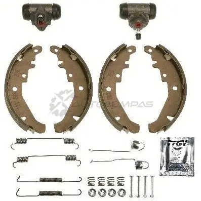 Барабанные тормозные колодки, комплект TRW 2I 6E8V 1521688 3322938022112 bk1776