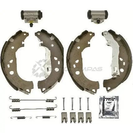Барабанные тормозные колодки, комплект TRW 3322938022457 bk1779 1521691 CV 6TQJH