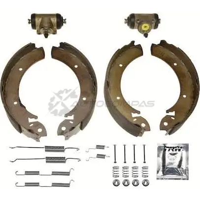 Барабанные тормозные колодки, комплект TRW 1521721 3322937269259 XR BHES1 bk1940