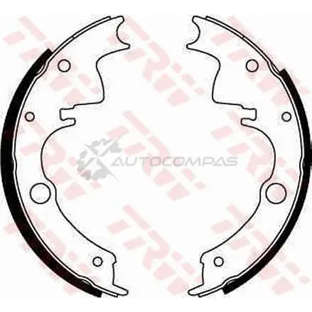 Барабанные тормозные колодки, комплект TRW CCPM F 1530306 gs6084 3322936300212 - Изображение 1