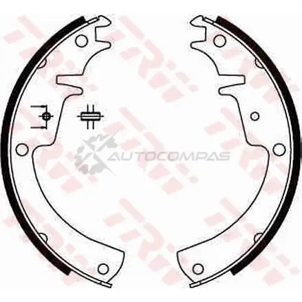 Барабанные тормозные колодки, комплект TRW gs6225 3322937079773 ZQT64 G 1530354 - Изображение 1