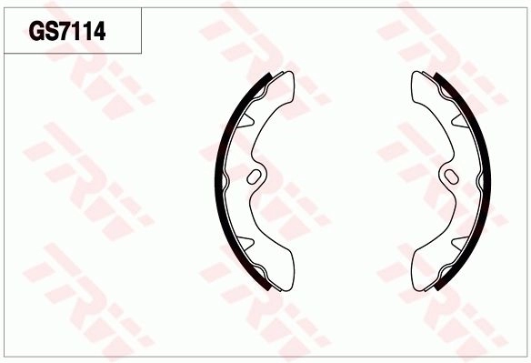 Тормозные колодки TRW GS7114 1216945569 C NEZQ