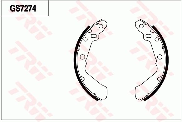 Тормозные колодки TRW GS7274 ND A6O4 1216946527 3322937144594 изображение 0