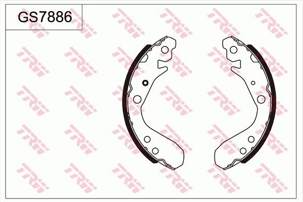 Тормозные колодки TRW 3322937317448 GS7886 1216947121 ML5M XF5 изображение 0