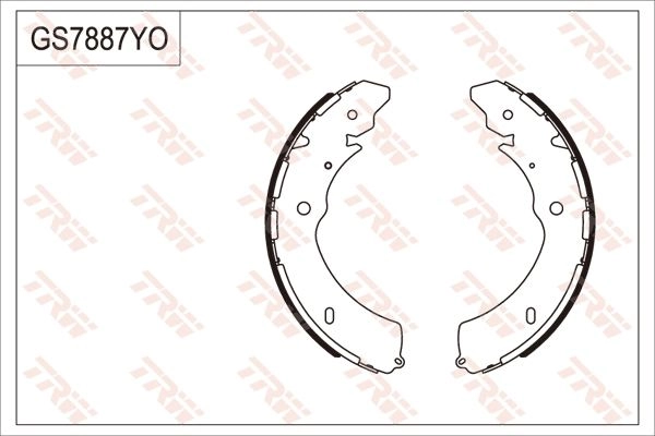 Тормозные колодки TRW 2 GEYS GS7887 1216947123 3322937317455 изображение 0